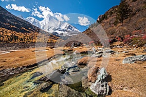 Landscape autumn photo