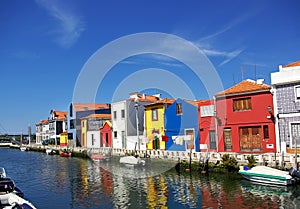 Landscape of Aveiro, Portugal.