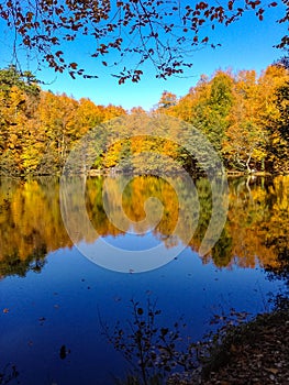 Landscape Background, Yedigoller National Park, Seven Lakes