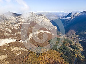 Landscape of Balkan Mountains and Vratsata pass, Bulgaria