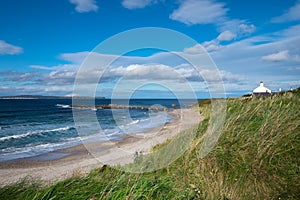 Landscape of Ballycastle beach, Northern Ireland