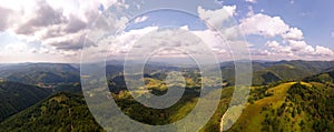 Landscape from Banat in Romania, geographical historical region between Central and Eastern Europe divided among Romania, Serbia