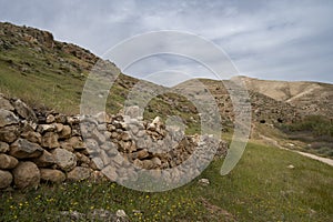 A Landscape on the Bank of the Prat Stream, Israel photo