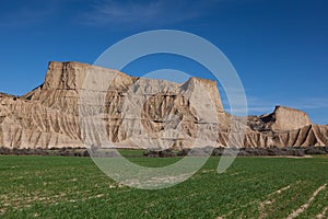 Landscape of Bardenas reales