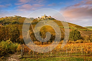 Landscape of Barolo wine region