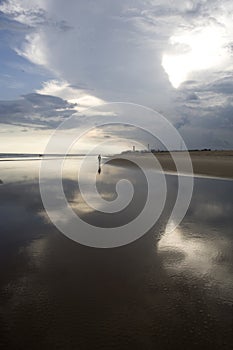 Landscape of the beach in Gopalpur on-Sea.