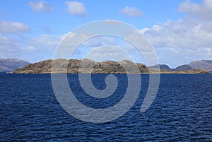 Landscape at Beagle Channel. Patagonia. Chile