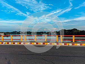 Landscape of beautiful fakir majnu Shah Bridge, capture from landscape