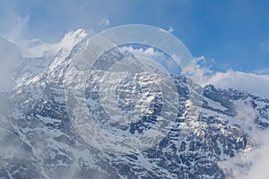 Landscape of beautiful mountain at Himalayas