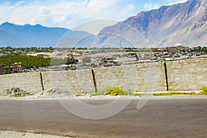 Landscape of beautiful mountains and vallies of northern areas of pakistan