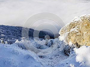Landscape of beautiful snowy mountains in Slovakia 4