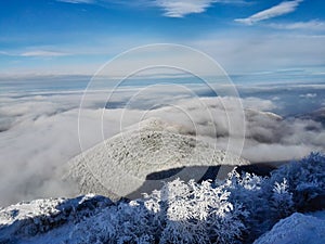 Landscape of beautiful snowy mountains in Slovakia 6