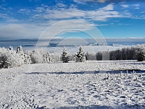 Landscape of beautiful snowy mountains in Slovakia 7