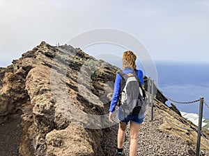 Landscape in Bejenado Peak in Caldera de Taburiente, La Palma, Spain photo