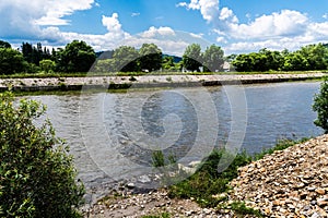 Landscape with Bistrita river