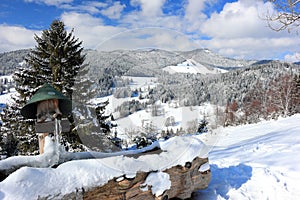 Landscape in the Black Forest. Menzenschwand, Germany.