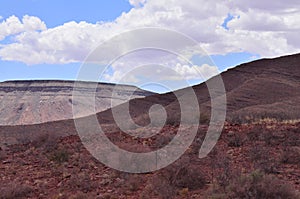 Landscape with blue Sky damaraland namibia Africa