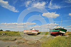 Landscape with boats