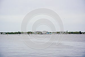 The landscape of Bradenton harbor and manatee river