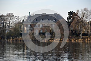 Landscape at the Bridge Glienicker Bruecke over the River Havel, Berlin / Potsdam