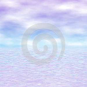 Landscape brume water background