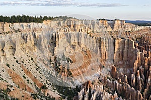 Landscape on the bryce canyon