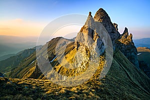 Landscape from Bucegi Mountains in Romania