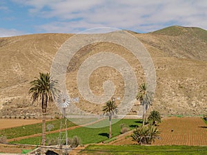 The landscape of the Buen Paso valley photo