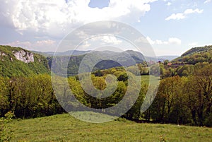 Landscape of Bugey region