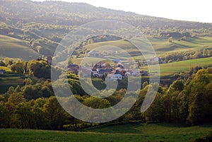 Landscape of Bugey region