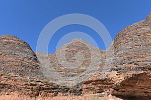 Landscape of Bungle Bungle Range landform in Kimberley Western Australia