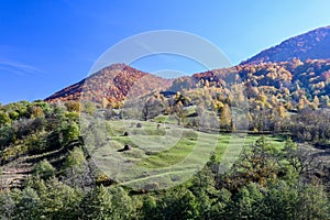 Landscape from Buzau mountains,romania