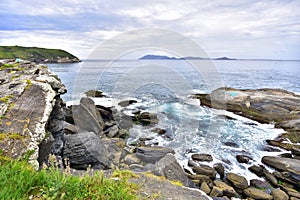 Landscape of Cabo Frio city fort. Brazil