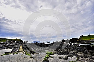 Landscape of Cabo Frio city fort. Brazil