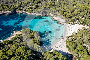 Landscape with  Cala en Turqueta, Menorca islands
