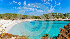 Landscape with Cala Mondrago, Majorca island