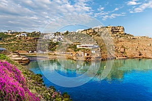 Landscape with Cala Morell, Menorca photo