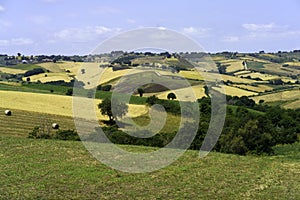 Landscape in Campobasso province, Molise, Italy