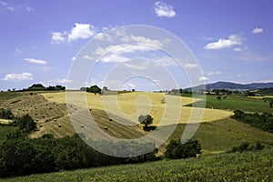 Landscape in Campobasso province, Molise, Italy