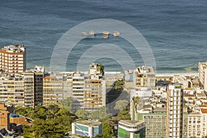 Landscape of the Cantagalo favela
