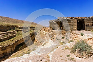 Landscape of Canyon in Mides, Tunisia photo