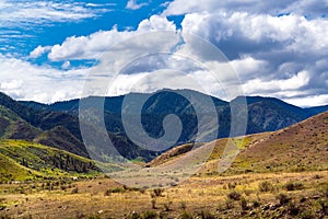 Landscape at Cardona Kur - Kechu. Altai Republic, Russia