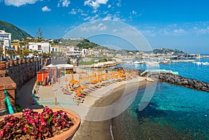 Landscape with Casamicciola beach photo