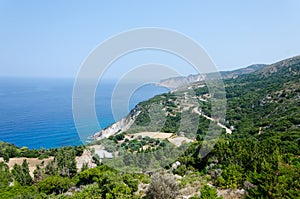 Landscape of Cephalonia, Greece