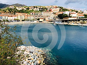 Landscape in Cerbere, France