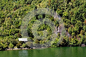 Landscape of Chilean fjords in Aysen fjord - Puerto Chacabuco, Chile