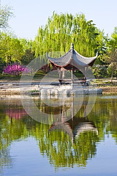 Landscape of Chinese pavilion