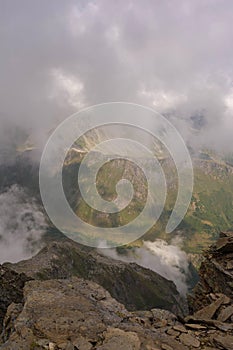 landscape from cistella peak summit