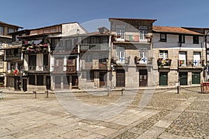 Landscape of the city of GuimarÃ£es in Portugal