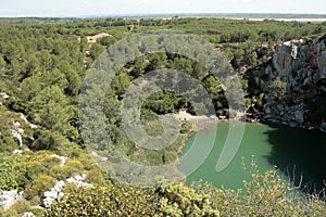 Landscape of the Clape,Languedoc